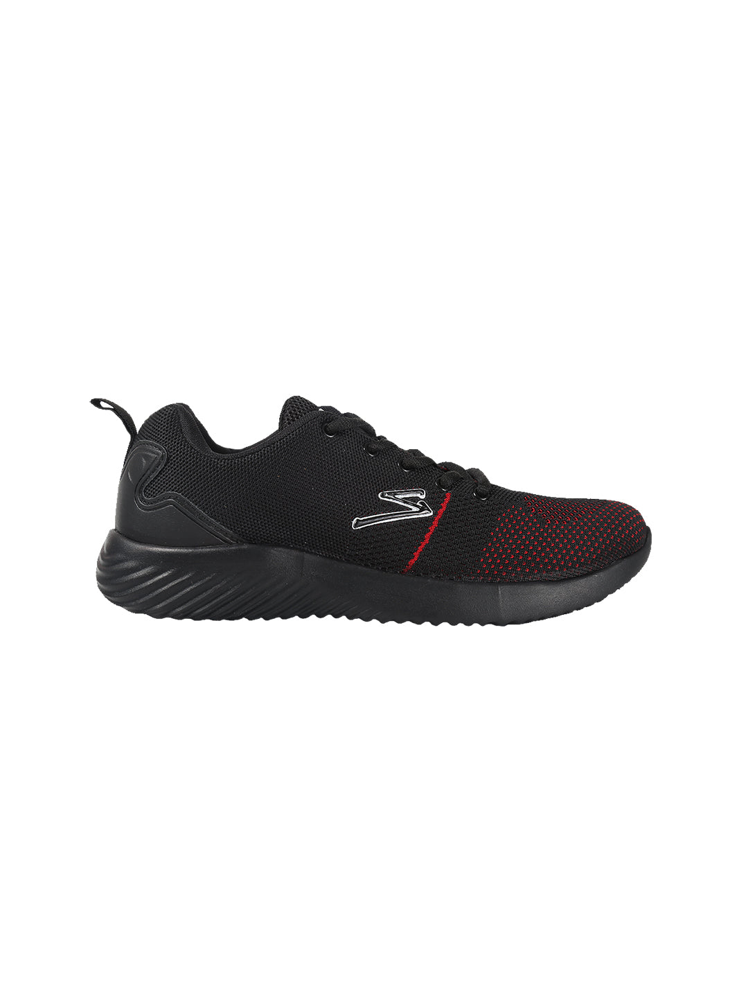 MEN CALCEUS BLACK RUNNING SHOES