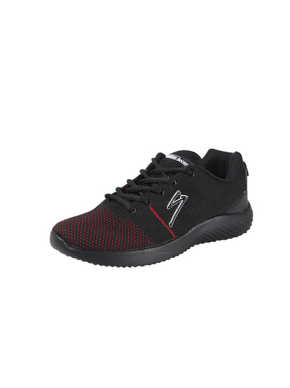 MEN CALCEUS BLACK RUNNING SHOES