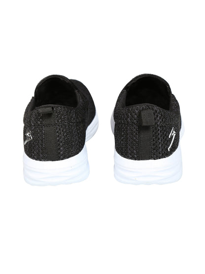 MEN WALKER BLACK RUNNING SHOES