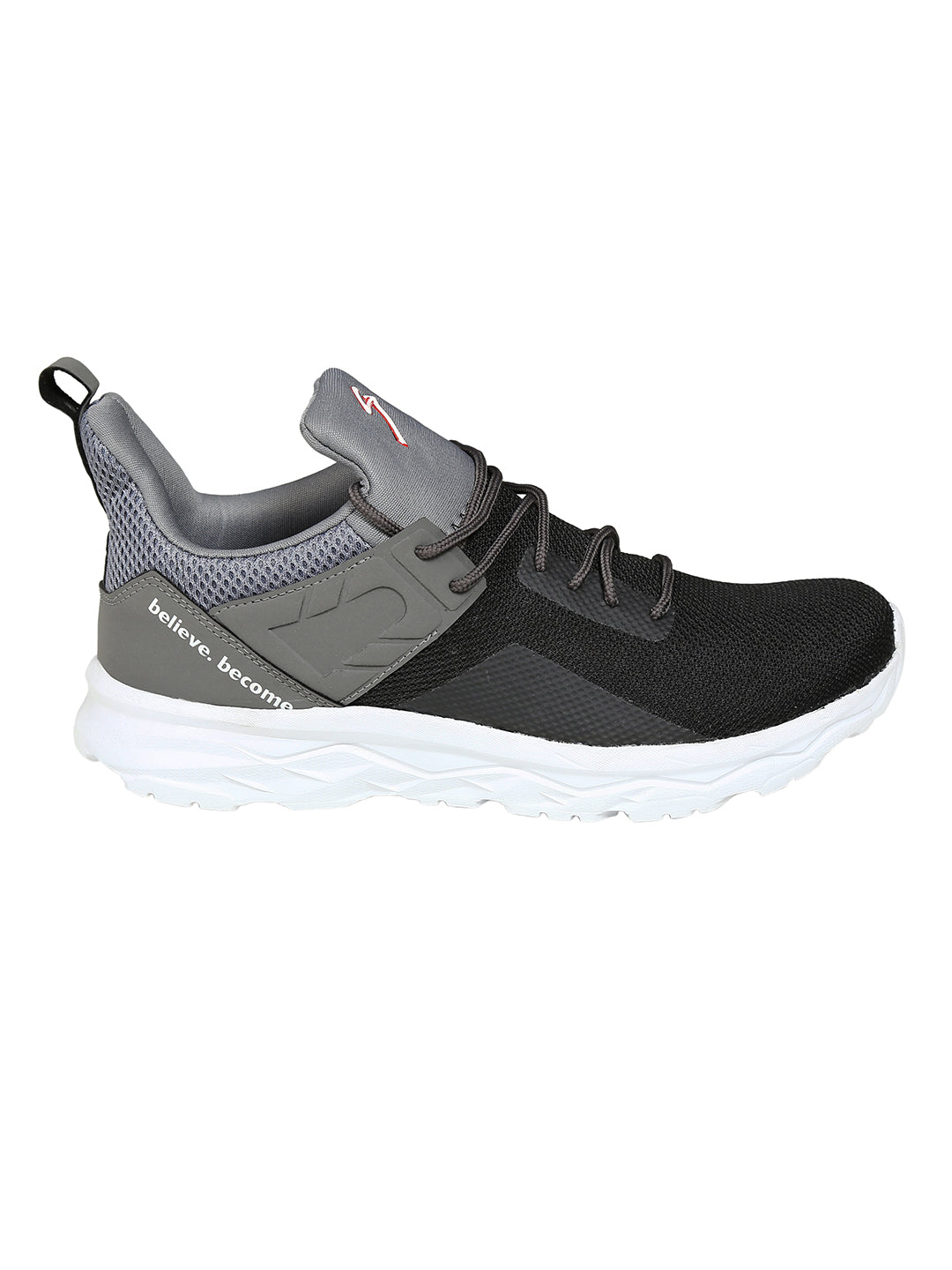 MEN CLINKER BLACK RUNNING SHOES