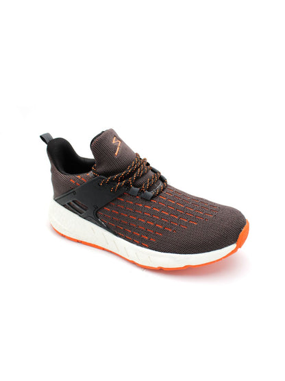 Unpar By SG Ruster Running Sports Shoes For Men, D.Grey/Orange | Ideal for Running/Walking/Gym/Jogging/Training Sports Fashion Footwear