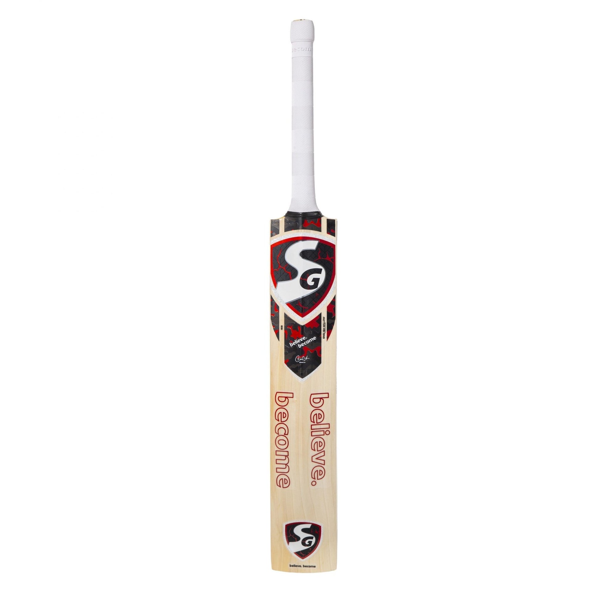 SG Roar Ultimate - Grade 3 world’s finest English willow hard pressed &amp; traditionally shaped Bat (Leather Ball)