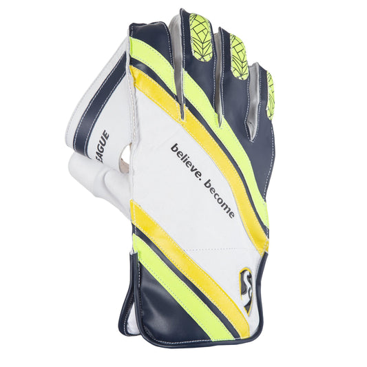 SG League Wicket Keeping Gloves (Multi-Color) W.K. Gloves