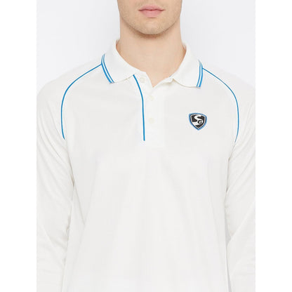 SG Legend Full Sleeve Cricket Shirt Whites