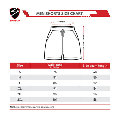 Unpar by SG Sports Shorts For Mens & Boys, Black | Ideal for Trail Running, Fitness & Training, Jogging, Gym Wear & Fashion Wear