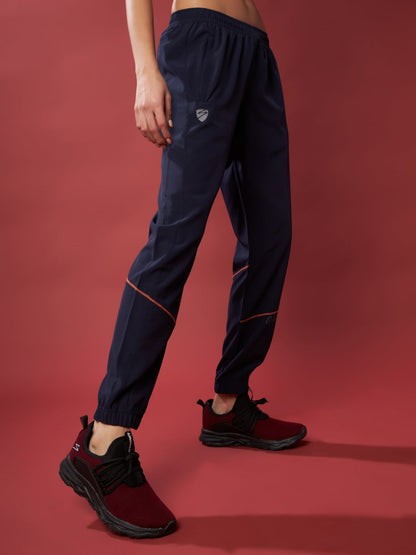 Women's Solid Navy Joggers