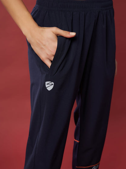 Women's Solid Navy Joggers