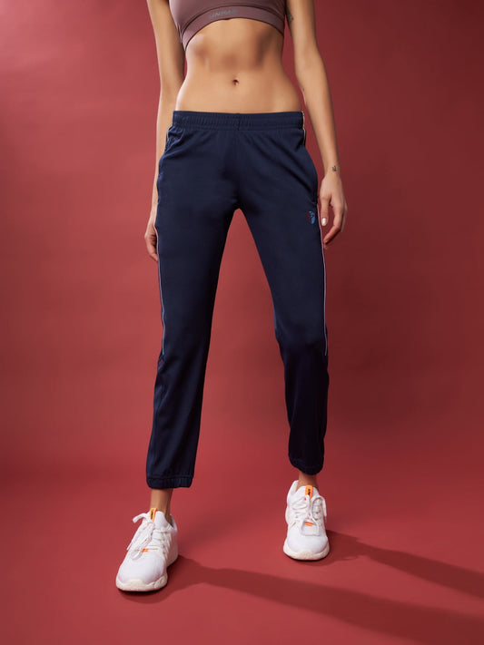 Women's Solid Navy Joggers