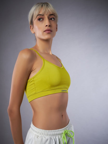 Unpar by SG Sports Bra For Womens & Girls, Fluro | Ideal for Trail Running, Fitness & Training, Jogging, Gym Wear & Fashion Wear