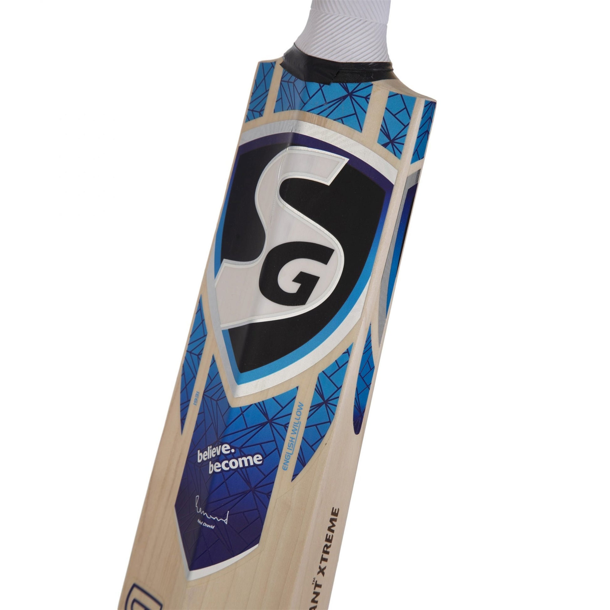 SG Reliant Xtreme Grade 5 English willow hard pressed &amp; traditionally shaped for superb stroke Cricket Bat (Leather Ball)