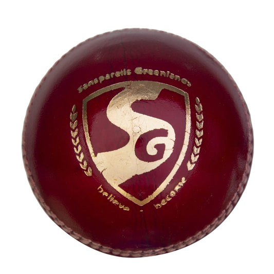 SG Shield 30 Red Cricket Leather Ball