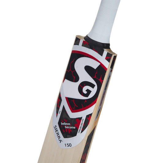 SG Sierra 150 Traditionally Shaped English Willow Cricket Bat (Leather Ball)
