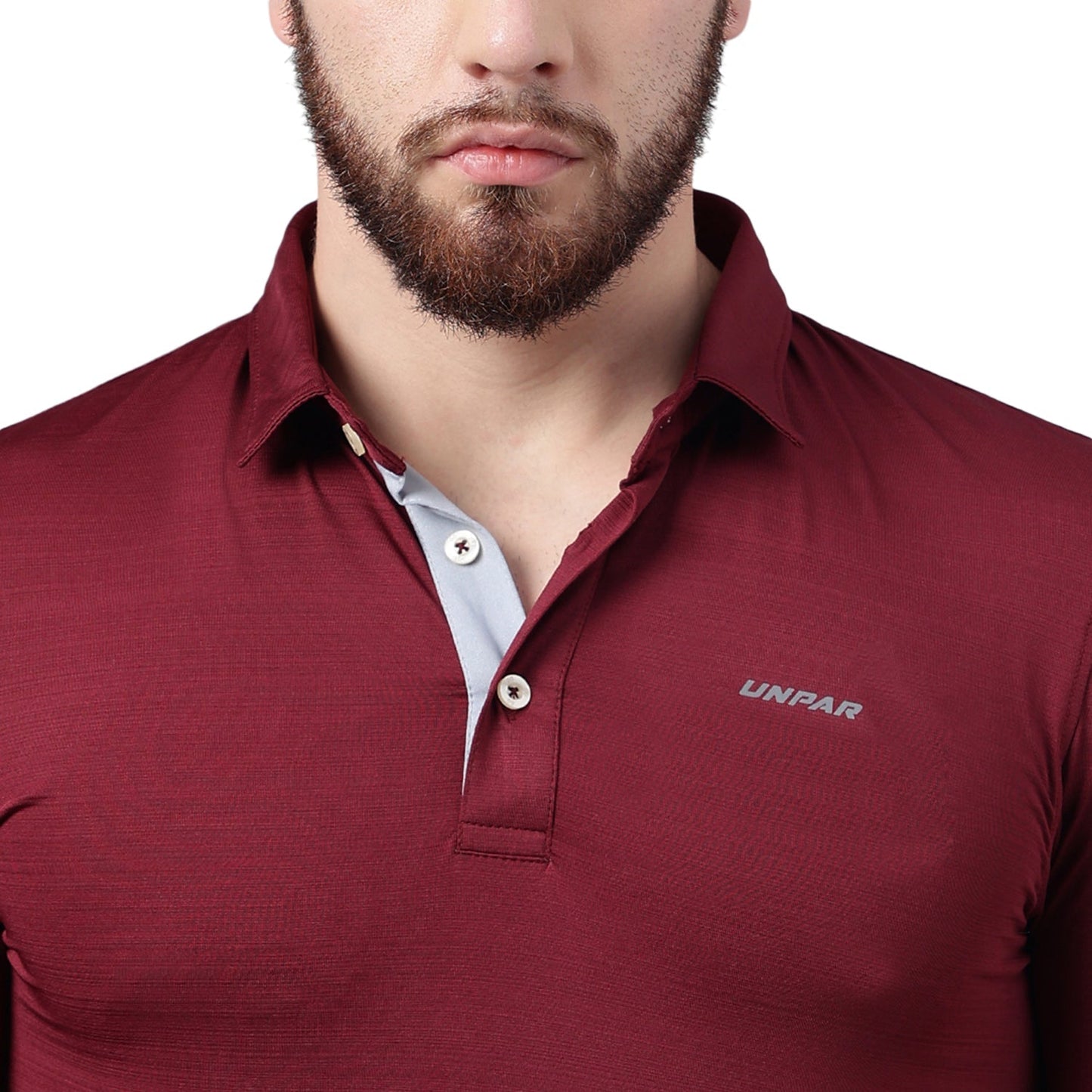 SG Men's Maroon Polo T-Shirt | Ideal for Trail Running, Fitness & Training, Jogging, Regular & Fashion Wear