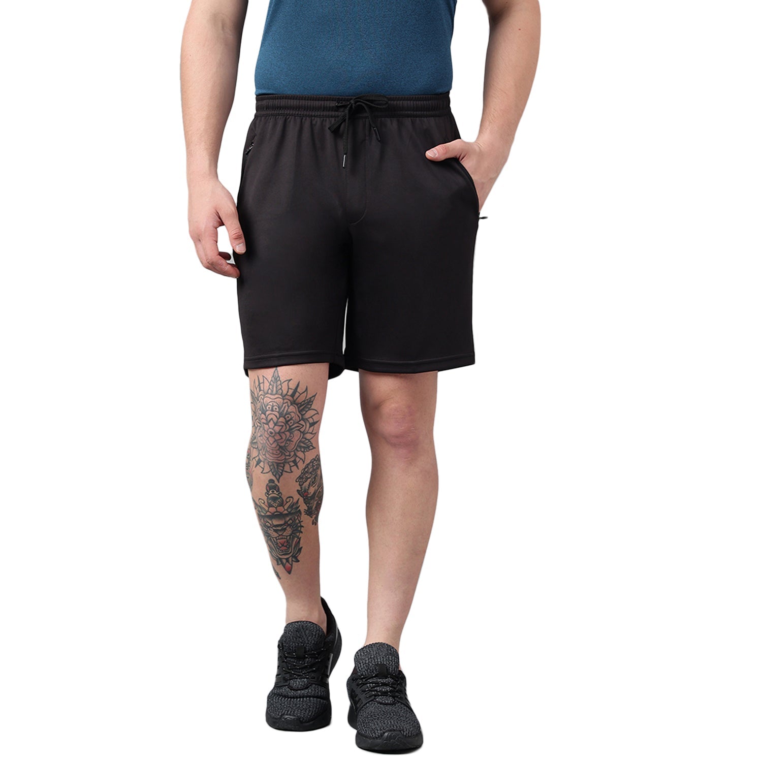 SG UNPAR By SG Men's Black Shorts | Ideal for Trail Running, Fitness & Training, Jogging, Regular & Fashion Wear