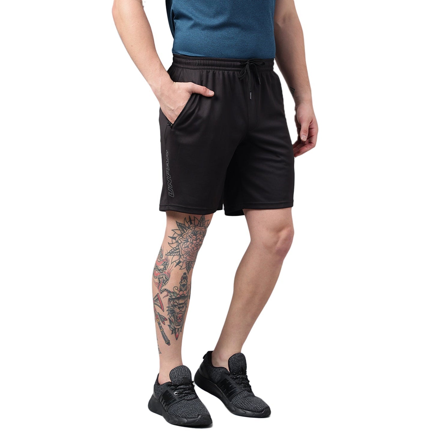 Unpar by SG Sports Shorts For Mens & Boys, Black | Ideal for Trail Running, Fitness & Training, Jogging, Gym Wear & Fashion Wear