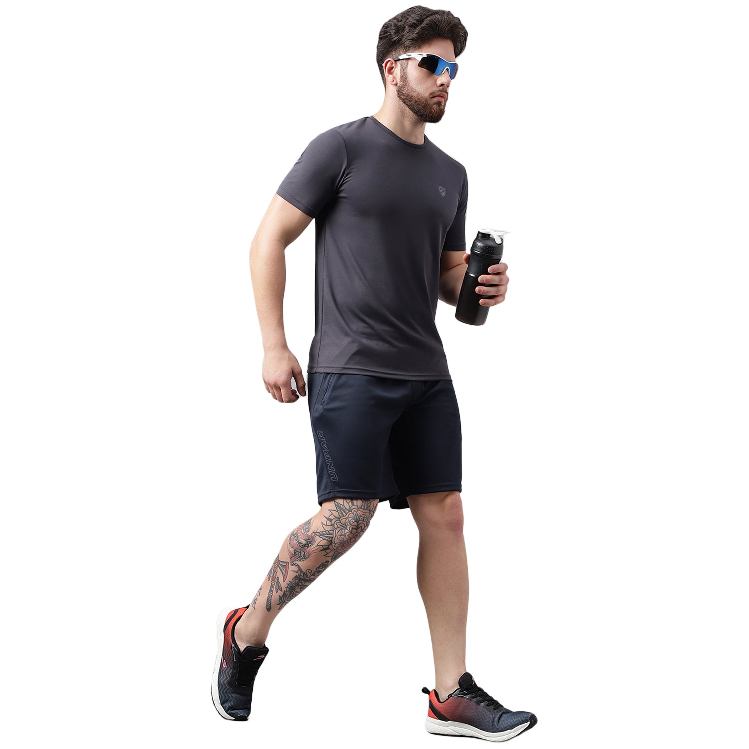 UNPAR By SG Men's Navy Shorts | Ideal for Trail Running, Fitness