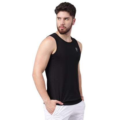 Unpar by SG Regular Comfort Fit Vest For Mens & Boys, Black | Ideal for Trail Running, Fitness & Training, Jogging, Gym Wear & Fashion Wear