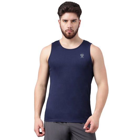 Unpar by SG Regular Comfort Fit Vest For Mens & Boys, Navy Blue | Ideal for Trail Running, Fitness & Training, Jogging, Gym Wear & Fashion Wear