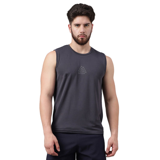 Unpar by SG Round Neck Regular Comfort Fit T-Shirt For Mens & Boys, Grey | Ideal for Trail Running, Fitness & Training, Jogging, Gym Wear & Fashion Wear