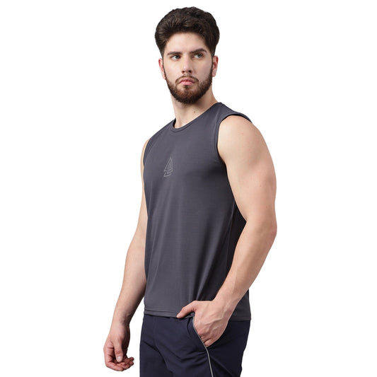 Unpar by SG Round Neck Regular Comfort Fit T-Shirt For Mens & Boys, Grey | Ideal for Trail Running, Fitness & Training, Jogging, Gym Wear & Fashion Wear