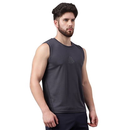 Unpar by SG Round Neck Regular Comfort Fit T-Shirt For Mens & Boys, Grey | Ideal for Trail Running, Fitness & Training, Jogging, Gym Wear & Fashion Wear