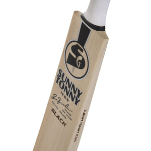 SG Sunny Tonny Icon Black - Grade 3 world’s finest English willow hard presse & traditionally shaped Cricket Bat (Leather Ball)