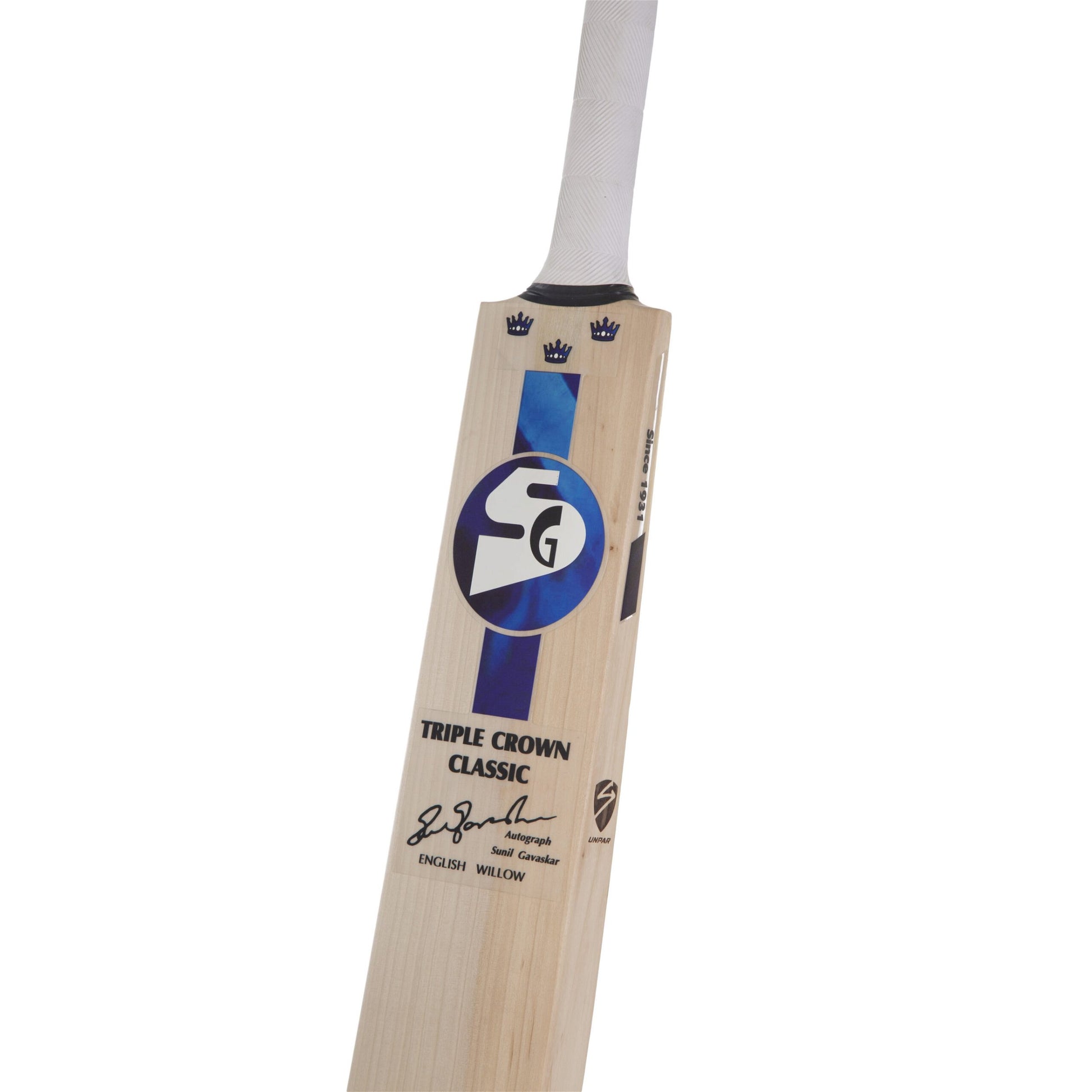SG Triple Crown Classic English Willow top grade 1 CricketBat (Leather Ball)